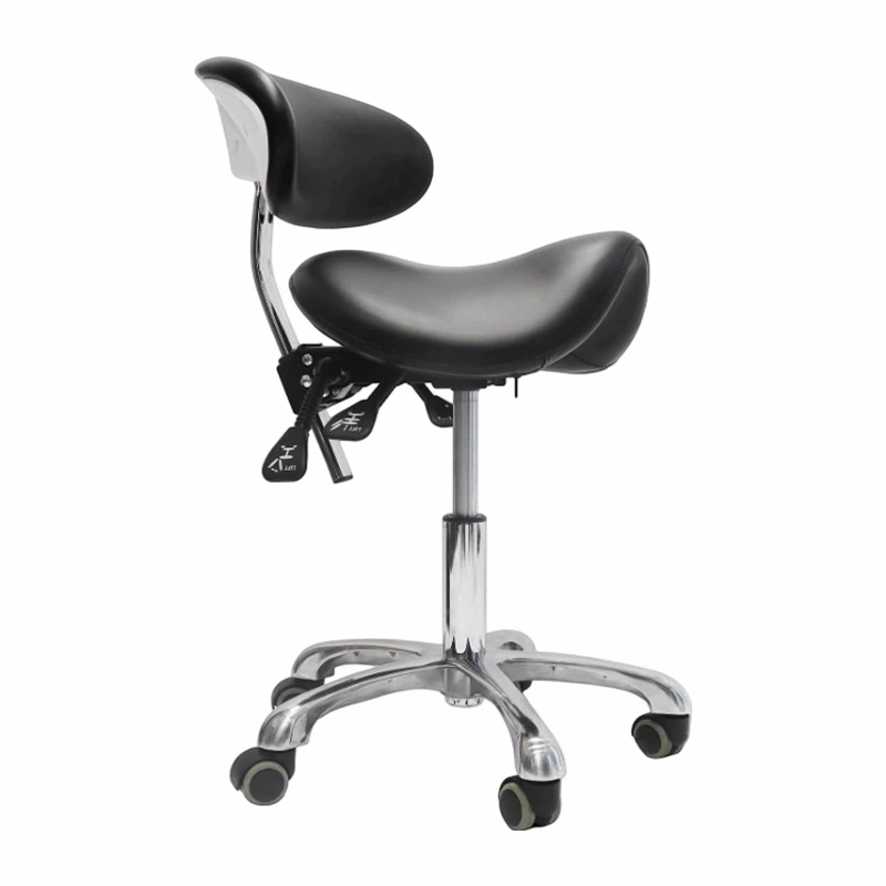 Ergonomic Saddle Chair with Backrest